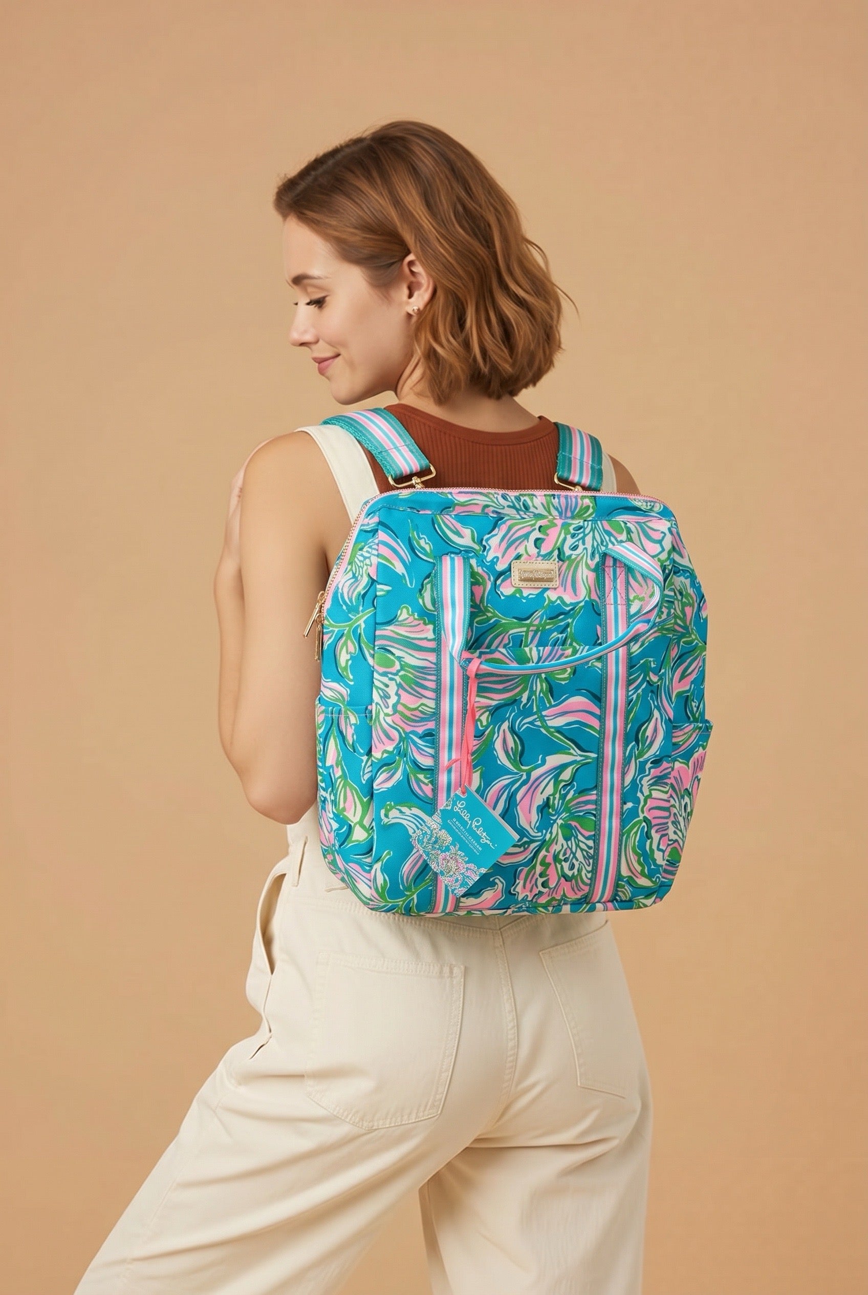 Lily Pulitzer Back Pack Cooler