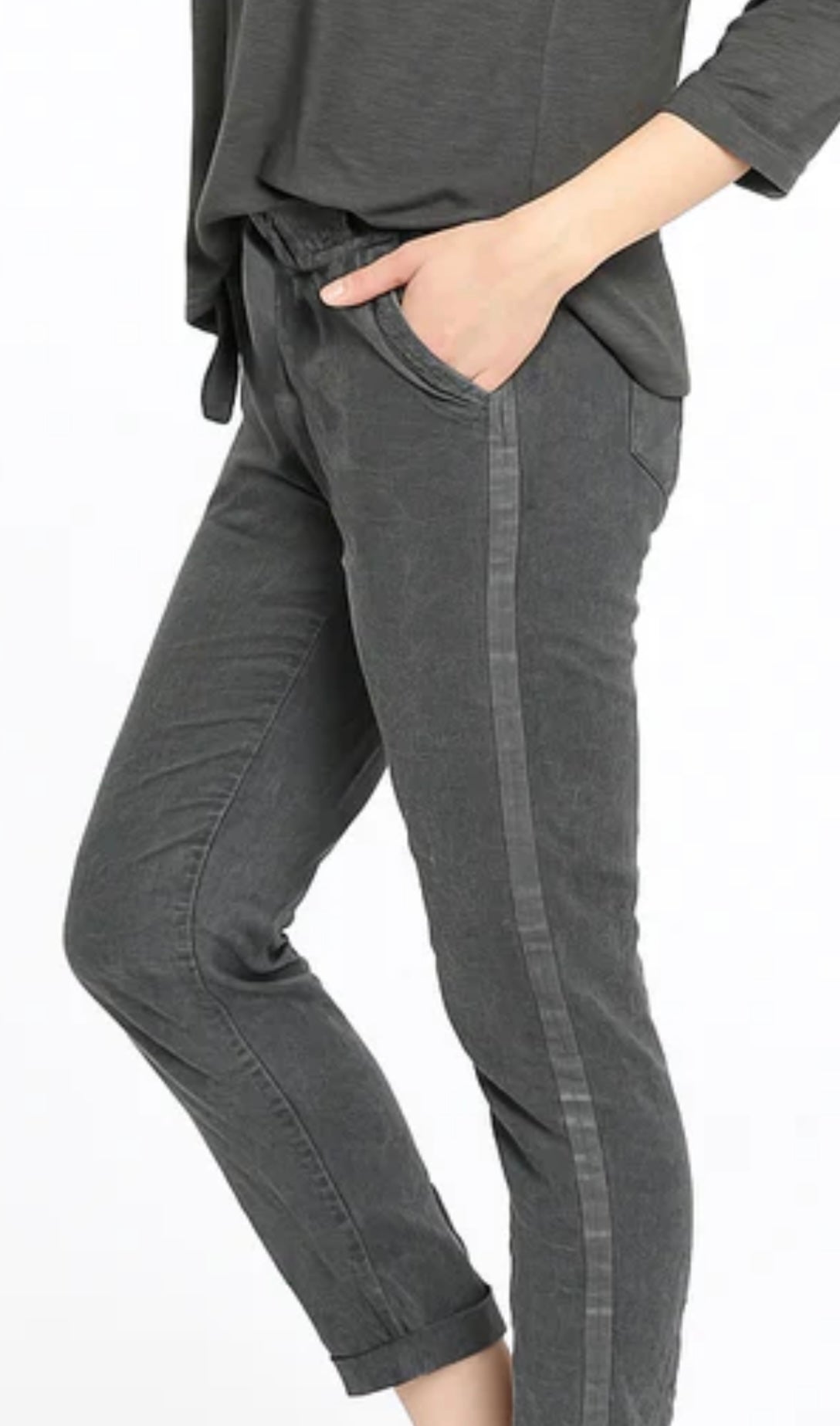 Ribbon Stretch Pants