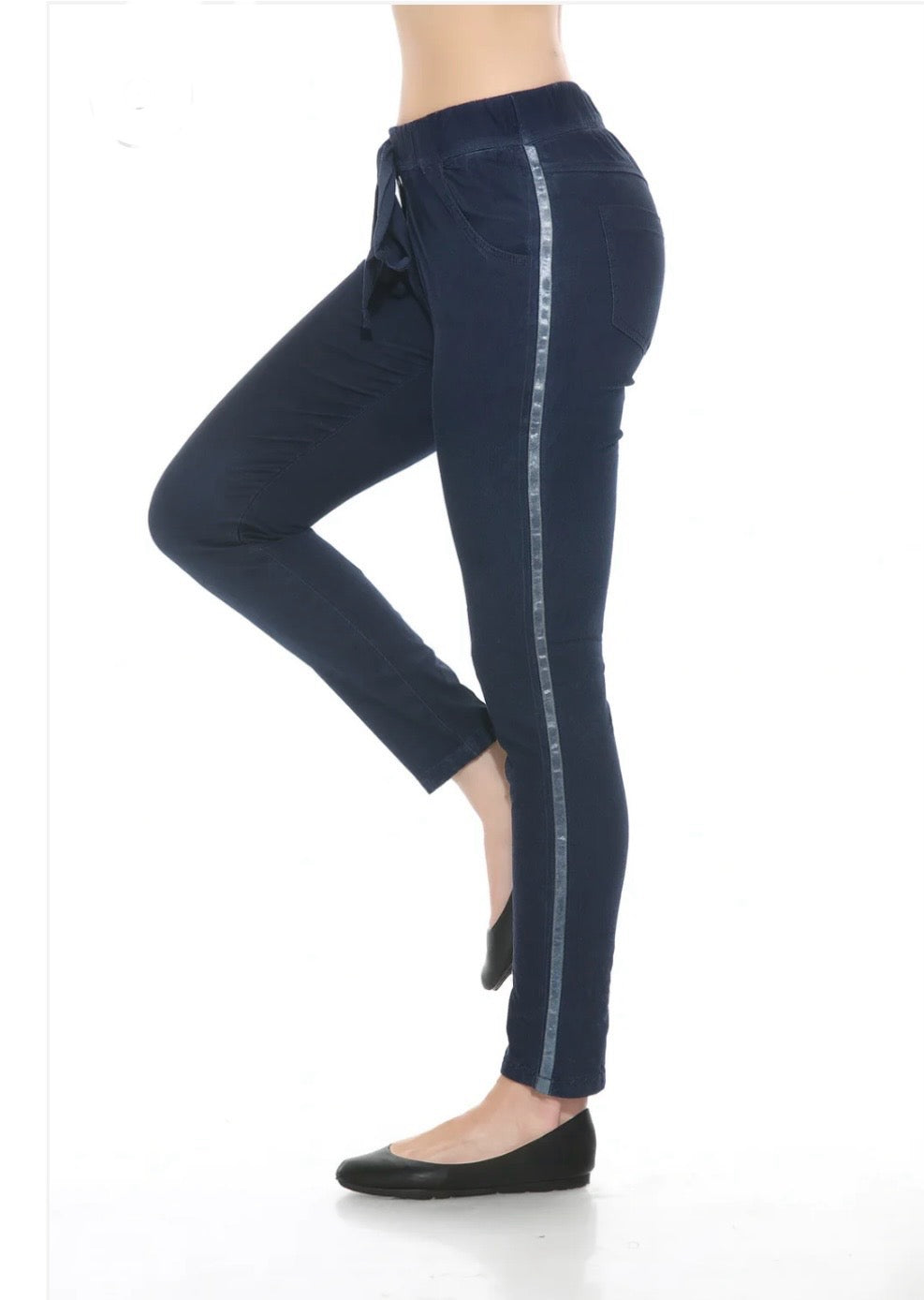 Ribbon Stretch Pants