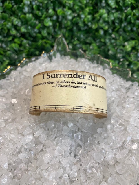 Hymn Bracelet I surrender all