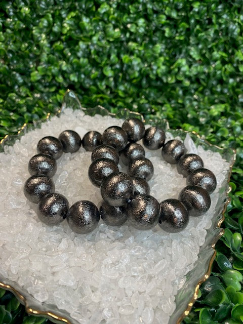 Black/ White beaded Bracelet