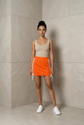 Orange & White Skirt