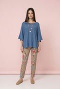 Floral Peony Stretch Pants