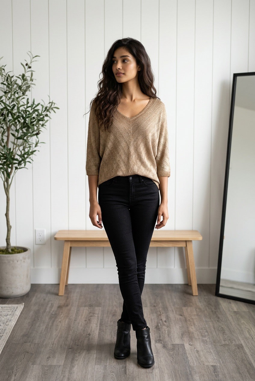 Italy Tan Sweater