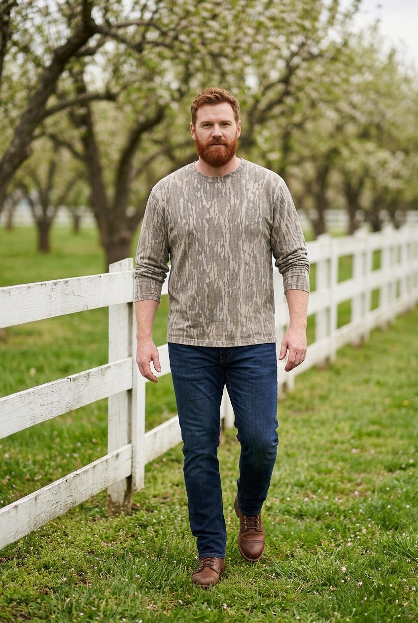 Mossy Oak Bottomland Camo Long Sleeve