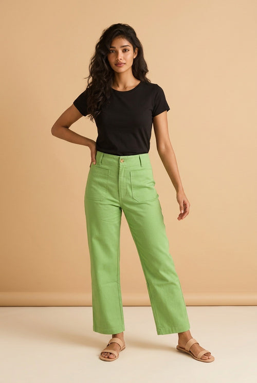 Ankle Cropped Summer Pants